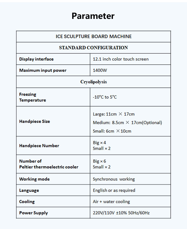 Frozen Board Slimming Machine