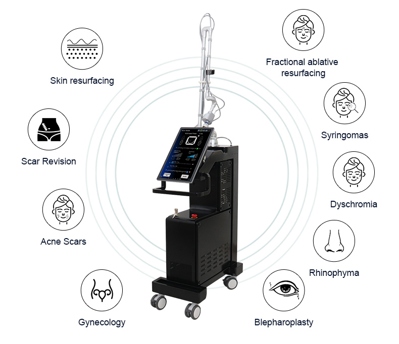 High Power PigmCO2 Fractional Laser Machine