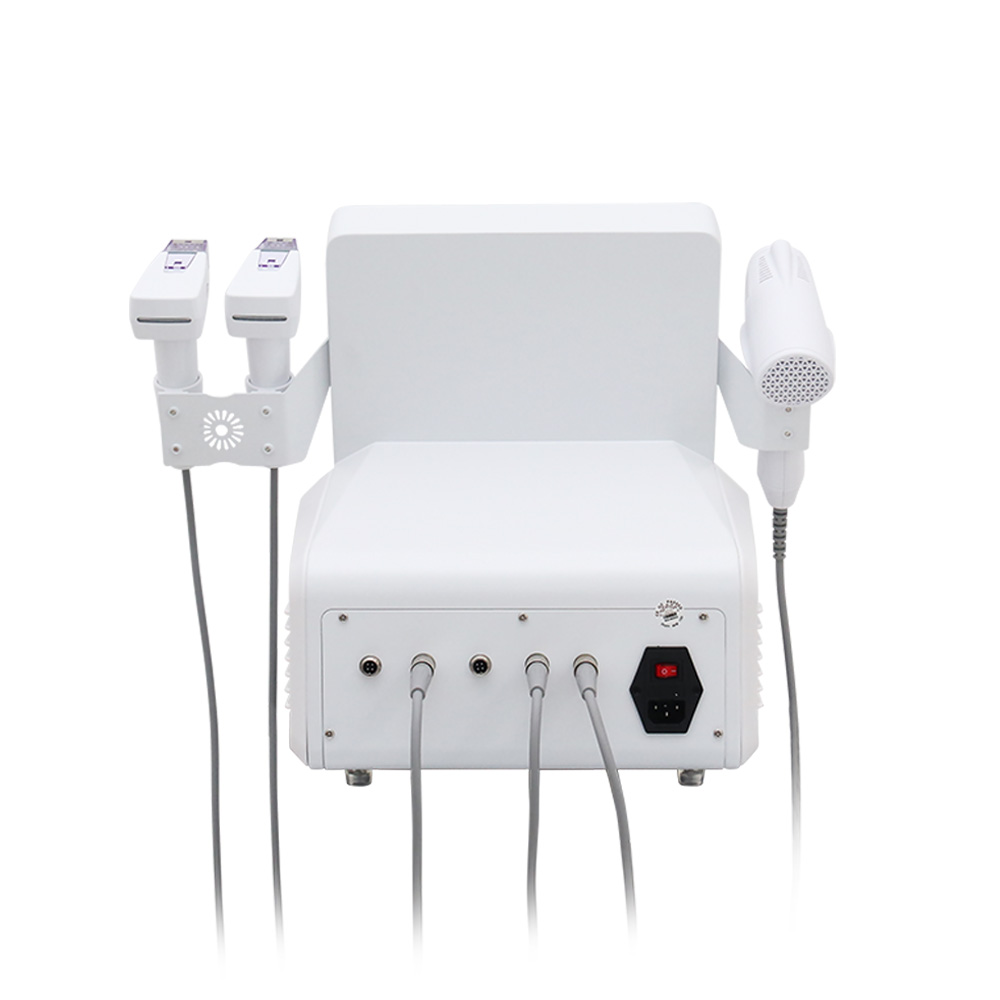 3 in 1 EMRF M8+Ice Hammer Gold Fractional Micro-needle Beauty Machine