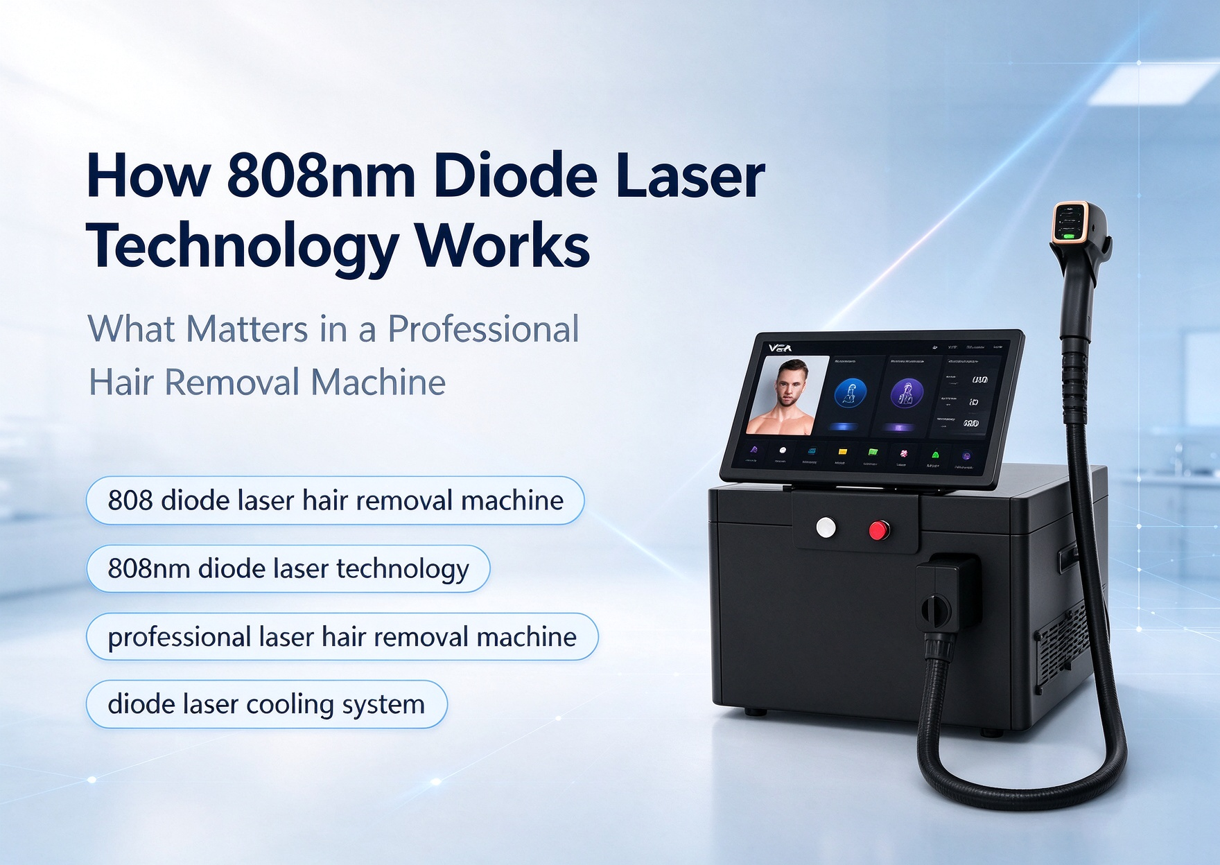 How 808nm Diode Laser Technology Works: What Matters in A Professional Hair Removal Machine
