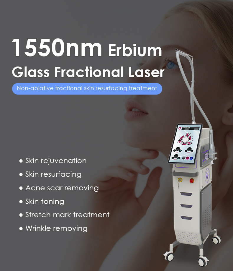 1550nm Erbium Glass Fractional Laser Machine