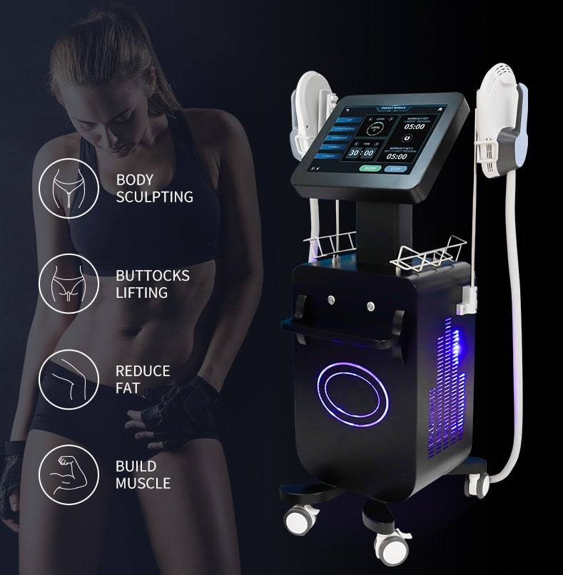 Electromagnetic Pulses 2 Handles Body Sculpt Body Contouring Muscles Develop Electromagnetic Slimming