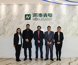 Welcome Iranian customers to visit Noble Laser